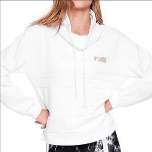 Victoria’s Secret PINK Cowl Pullover Marble Gold